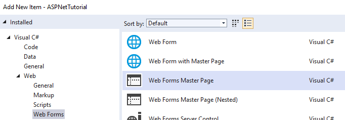 Creating A Master Page In Asp Net Computing Technology